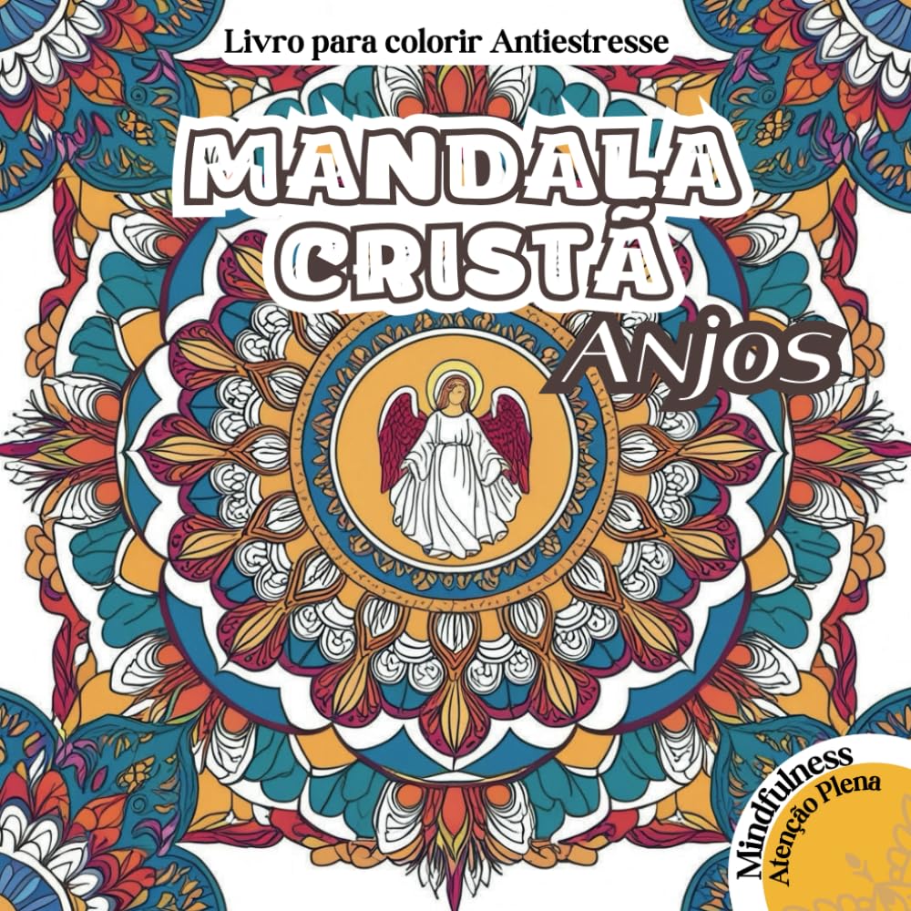 Livro para colorir Antiestresse Mandala Cristã: Anjos (Portuguese Edition) baixar livro de graça