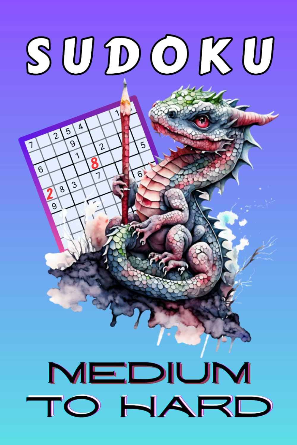 SUDOKU MEDIUM TO HARD: Activity Book for Adults, Seniors & Teens, 300 Puzzles with Solutions, Two per Page, 6 x 9 Inches Size baixar o livro de graça