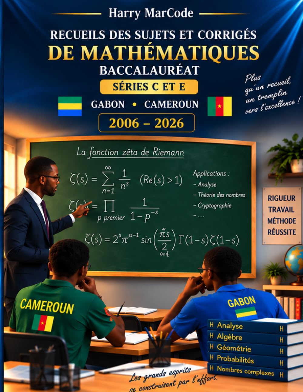 capítulo por capítulo baixar Recueil des sujets et corrigés de mathématiques: Baccalauréat séries C et E – Gabon & Cameroun – 2006 à 2026 (Mathématiques Vivantes) (French Edition)
