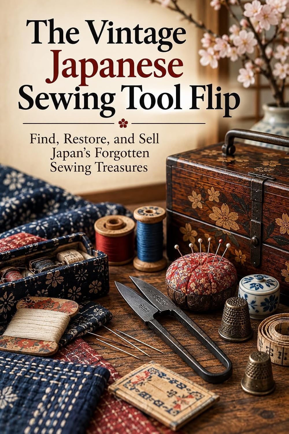ler totalmente THE VINTAGE JAPANESE SEWING TOOL FLIP: How to Find, Restore, Photograph, and Sell Japan’s Forgotten Sewing Treasures to American Buyers (English Edition)