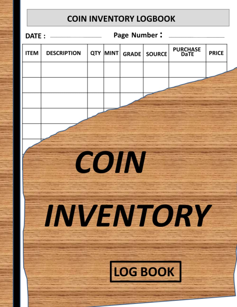 Coin Inventory log book: Collectors Coin Log book to Record and keep Track of your Coin Collection - 100 Pages(8.5" x 11" Inches) baixar livro de graça