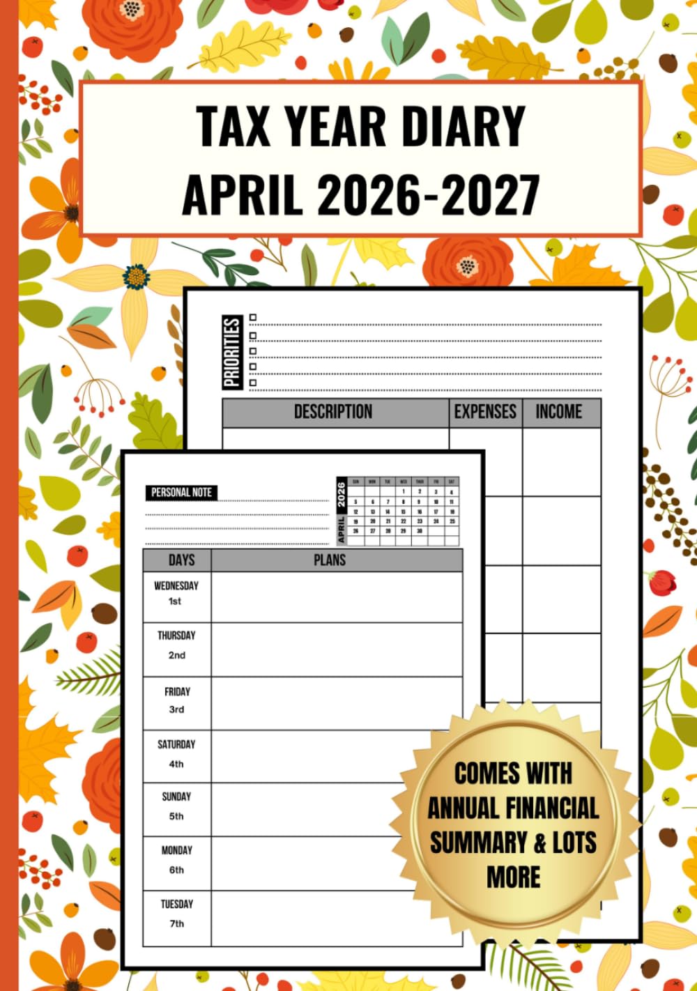 capítulo por capítulo baixar Tax Year Diary 2026–2027: Your Complete Financial Companion With Daily Planner & More For Self-Employed and Businesses