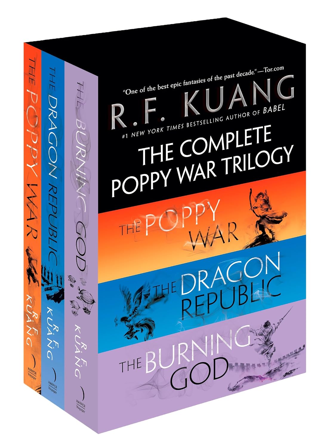 ler totalmente The Complete Poppy War Trilogy Boxed Set: The Poppy War / The Dragon Republic / The Burning God: 1-3