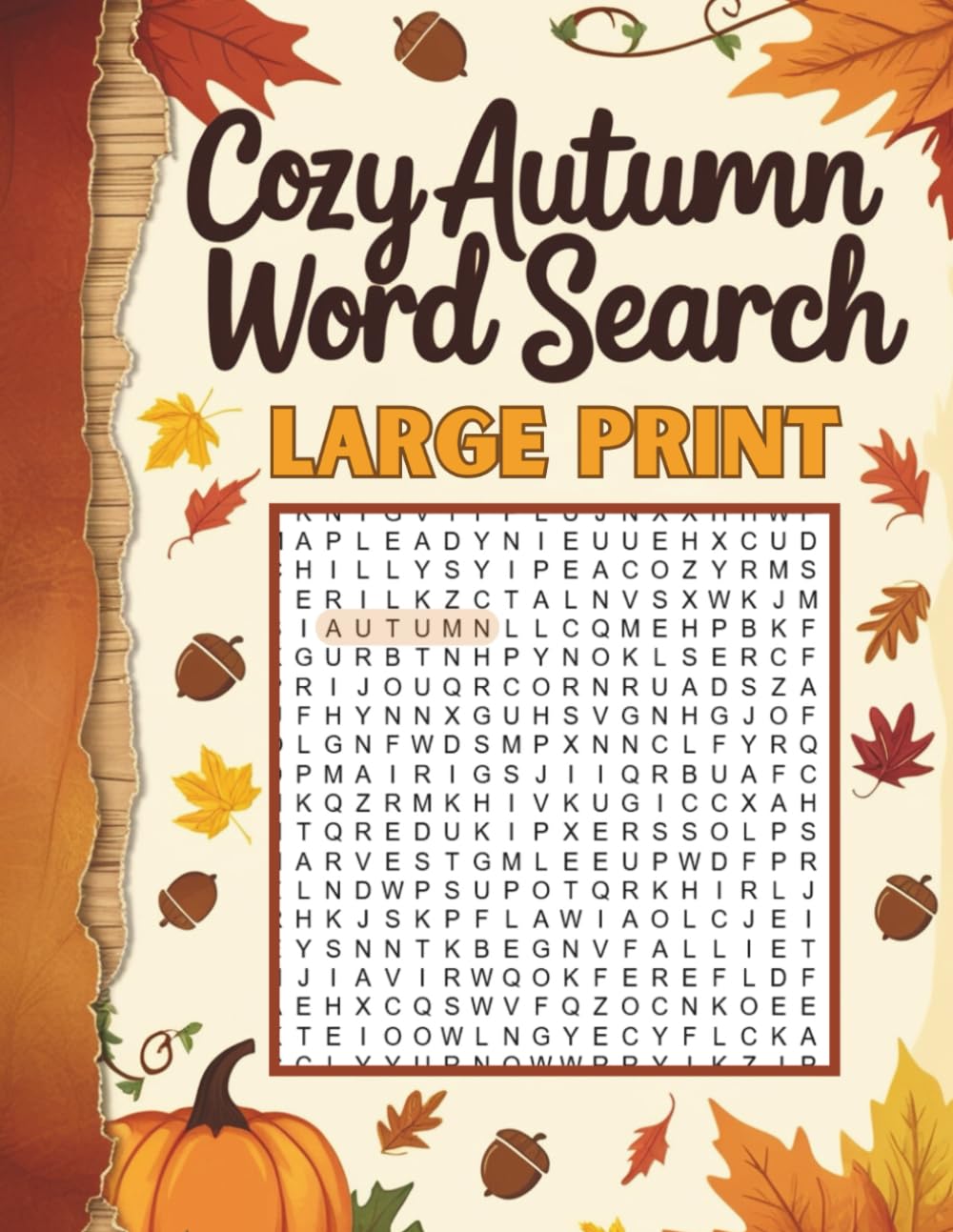 capítulo por capítulo baixar Cozy AUTUMN Word Search: Fun Fall Word Find Puzzle Book For Kids, Adults & Seniors To Keep Brain Active
