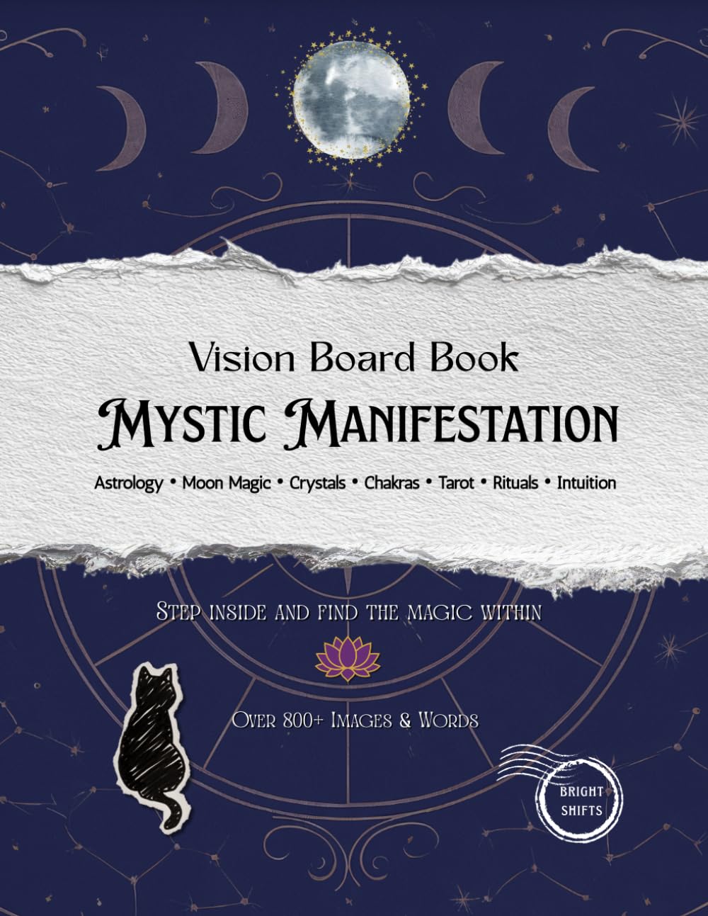Mystic Manifestation Vision Board Book: Spiritual Guide to Dream and Goal Setting Through Astrology, Moon Rituals, Chakras, Tarot, Intuition, and... (Vision Board Books to Manifest Your Dreams) baixar o livro de graça
