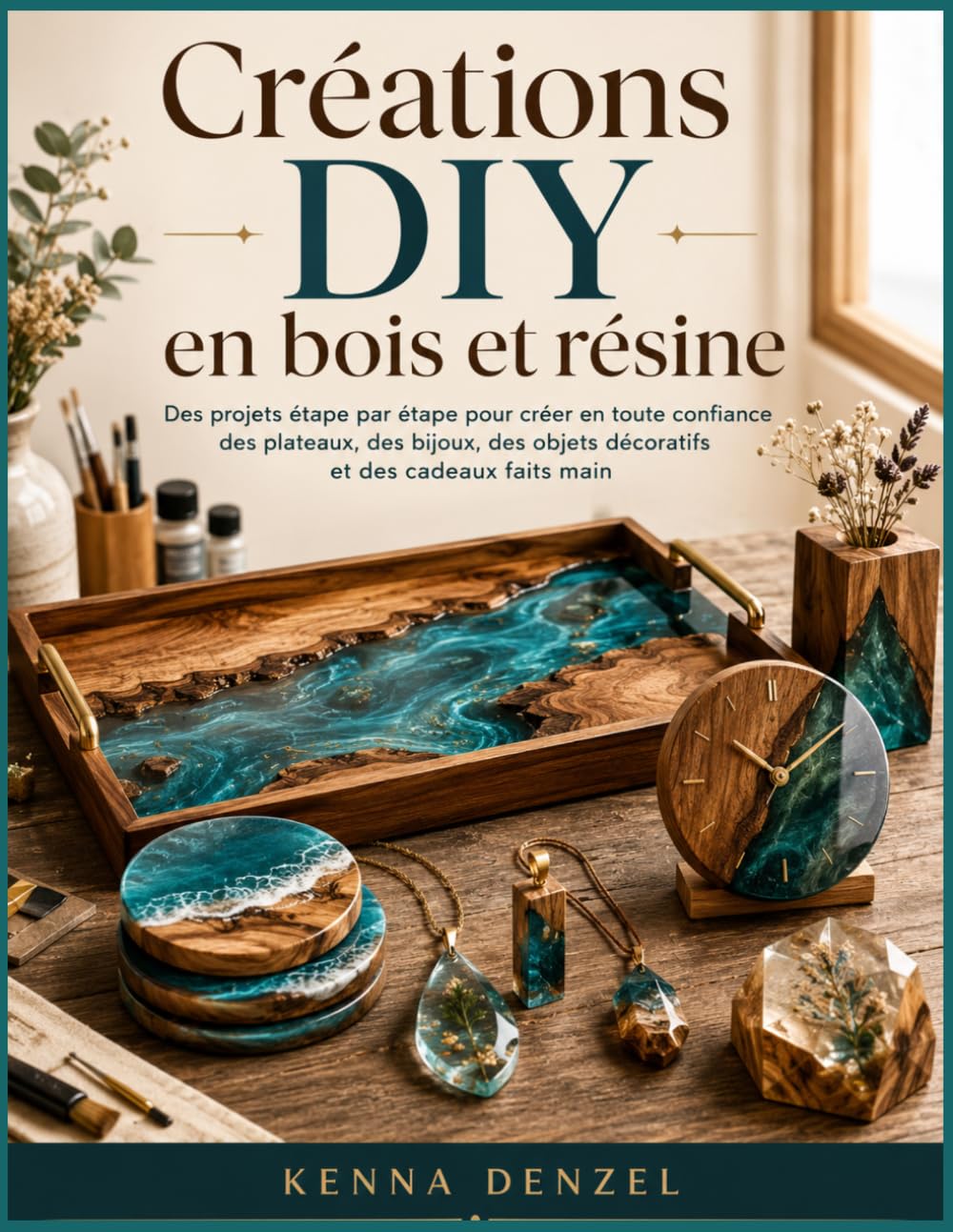 ler totalmente Créations DIY en bois et résine: Des projets étape par étape pour créer en toute confiance des plateaux, des bijoux, des objets décoratifs et des cadeaux faits main