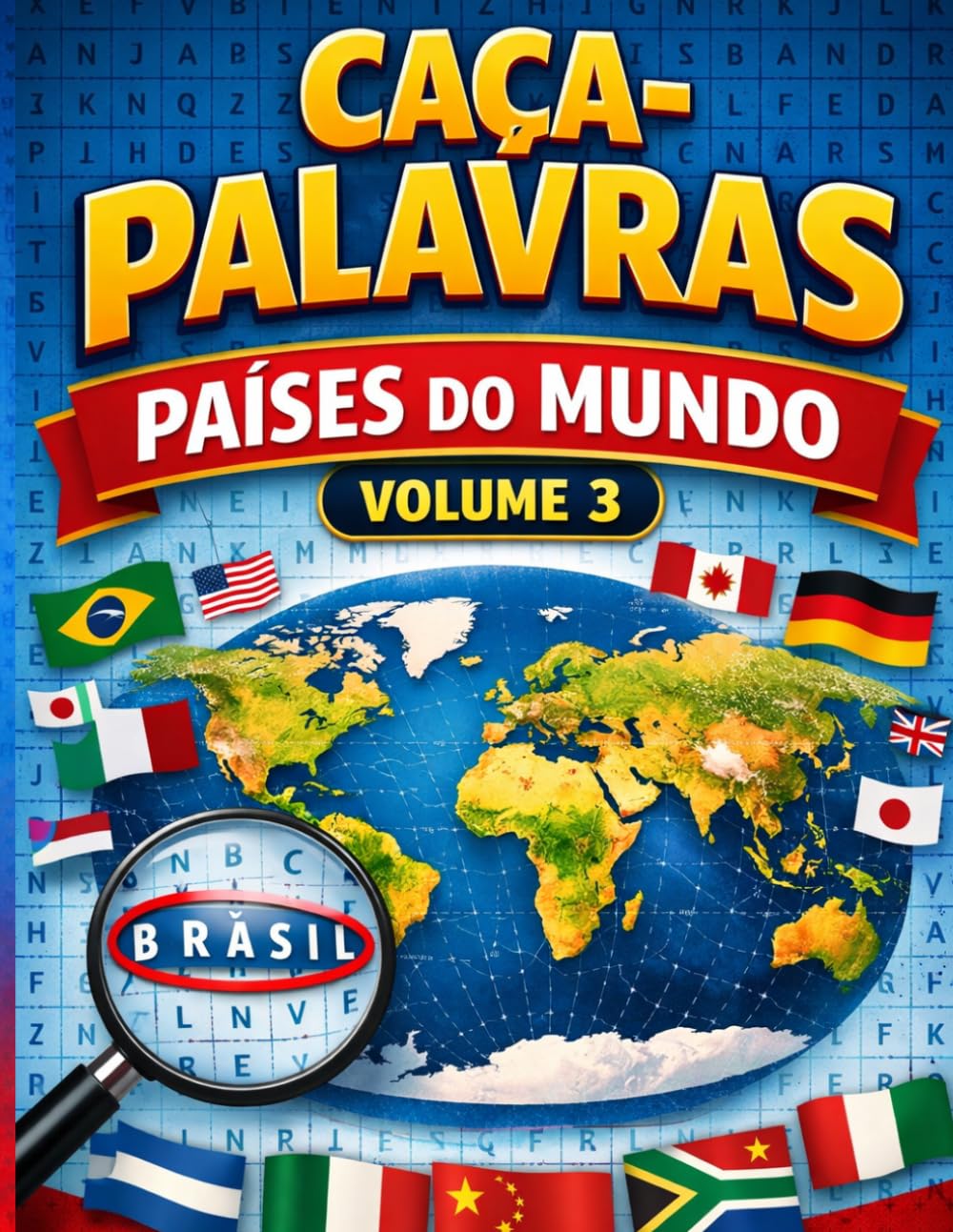 Caça Palavras: Países do Mundo (CAÇA PALAVRAS - PAÍSES E CIDADES DO BRASIL) (Portuguese Edition) baixar o livro de graça