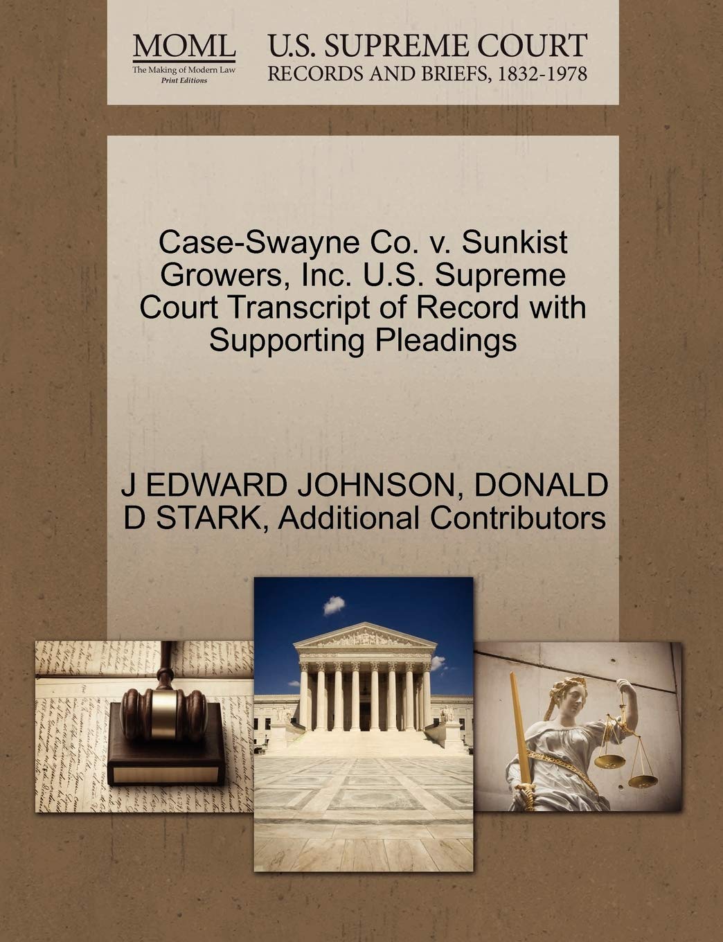 ler totalmente Case-Swayne Co. v. Sunkist Growers, Inc. U.S. Supreme Court Transcript of Record with Supporting Pleadings
