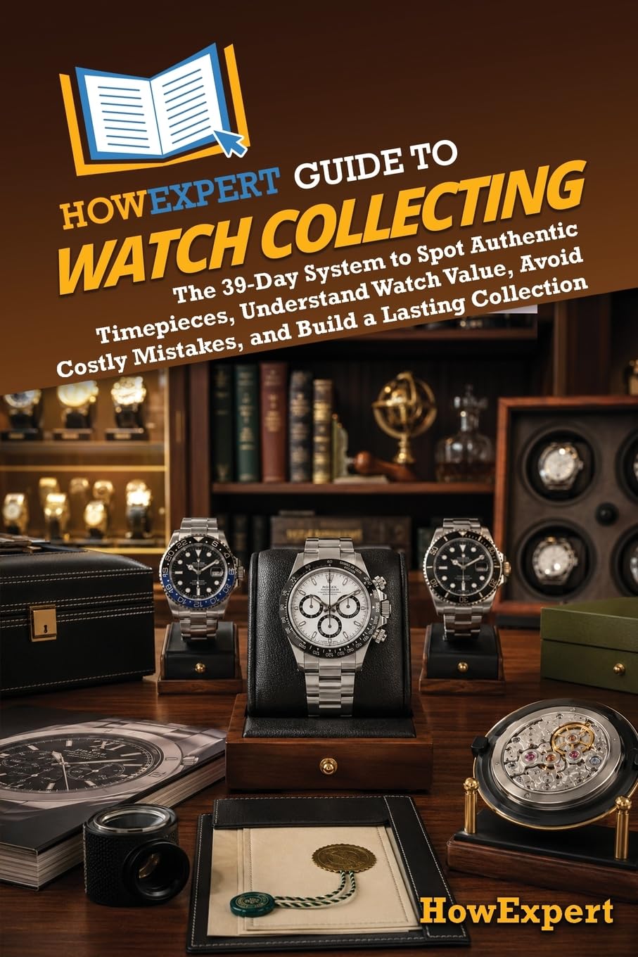ler totalmente HowExpert Guide to Watch Collecting: The 39-Day System to Spot Authentic Timepieces, Understand Watch Value, Avoid Costly Mistakes, and Build a Lasting Collection