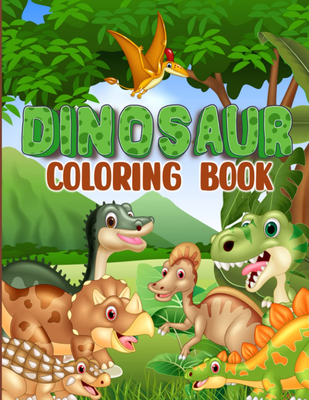 ler totalmente Dinosaur Coloring Book for Kids: Dino Coloring Book Ages 3 and up, Gift Idea for Boys and Girls