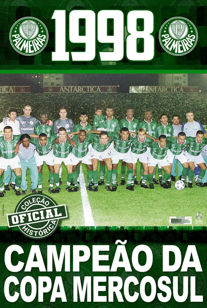 capítulo por capítulo baixar Coleção Oficial Histórica Palmeiras Edição 16 - Pôster Mercosul 1998