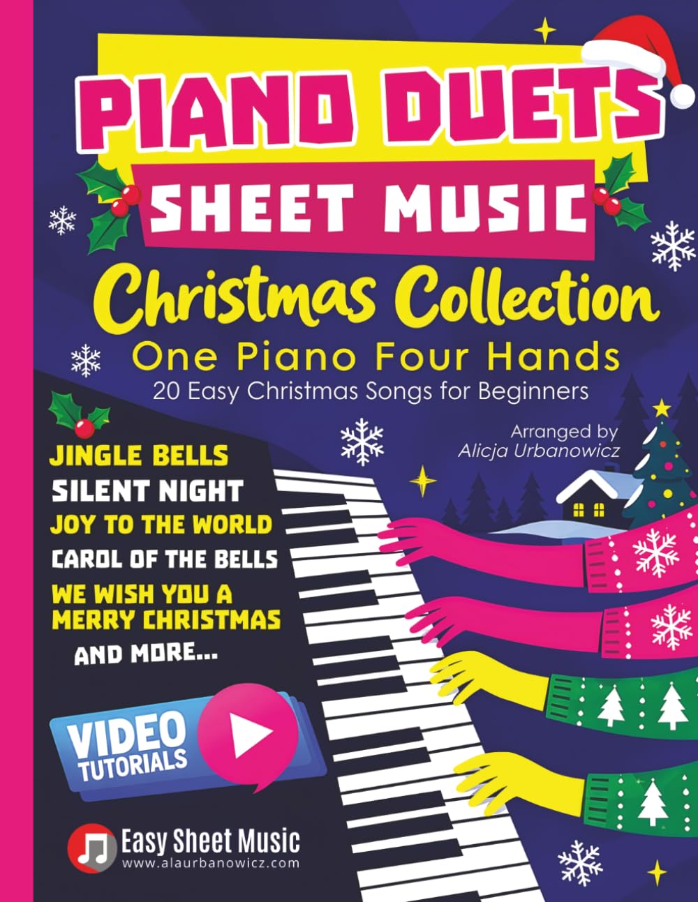 capítulo por capítulo baixar Piano Duets Sheet Music - Christmas Collection: One Piano Four Hands - 20 Easy Christmas Songs for Beginners
