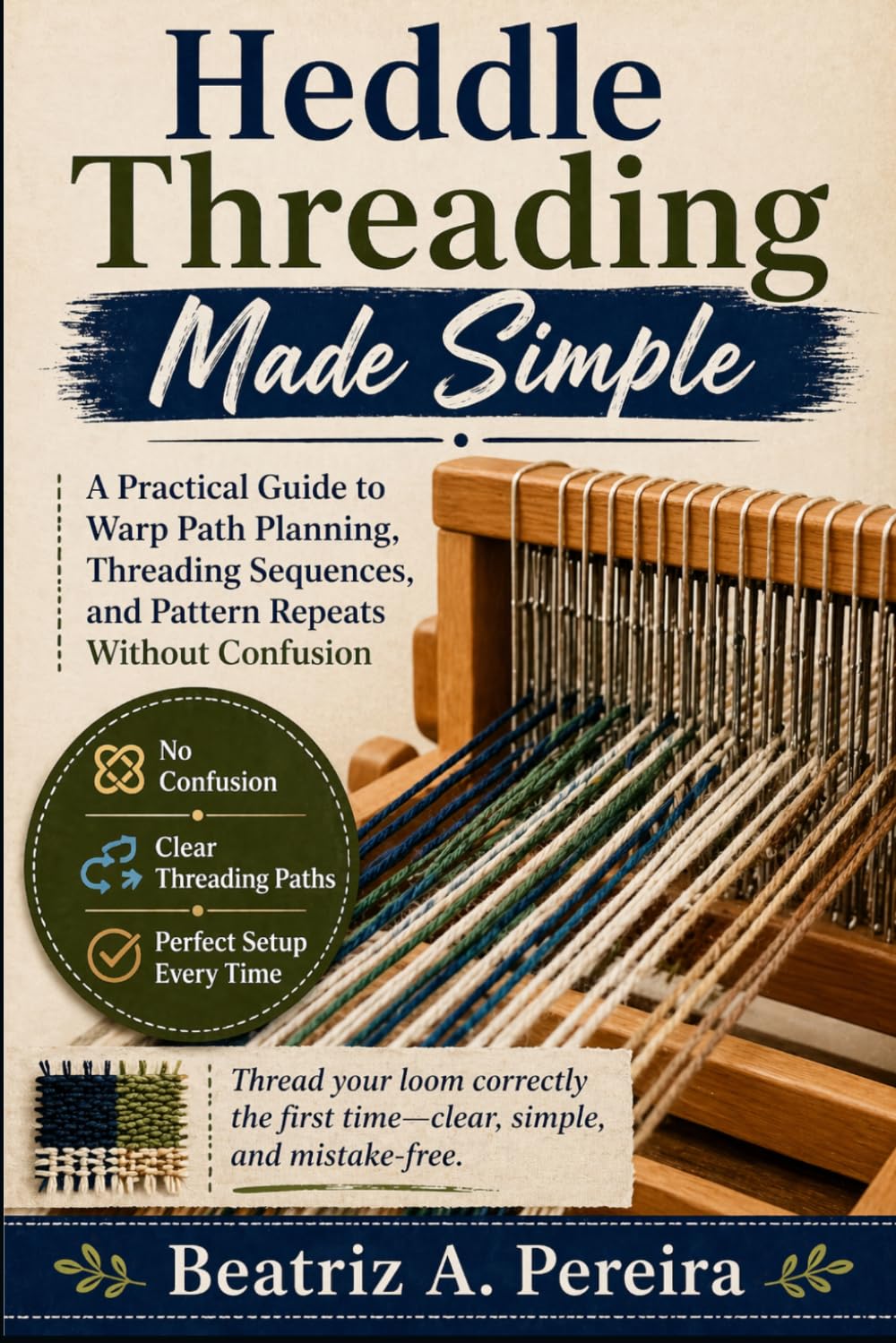 HEDDLE THREADING MADE SIMPLE: A practical guide to warp path planning, threading sequences, and pattern repeats baixar livro de graça