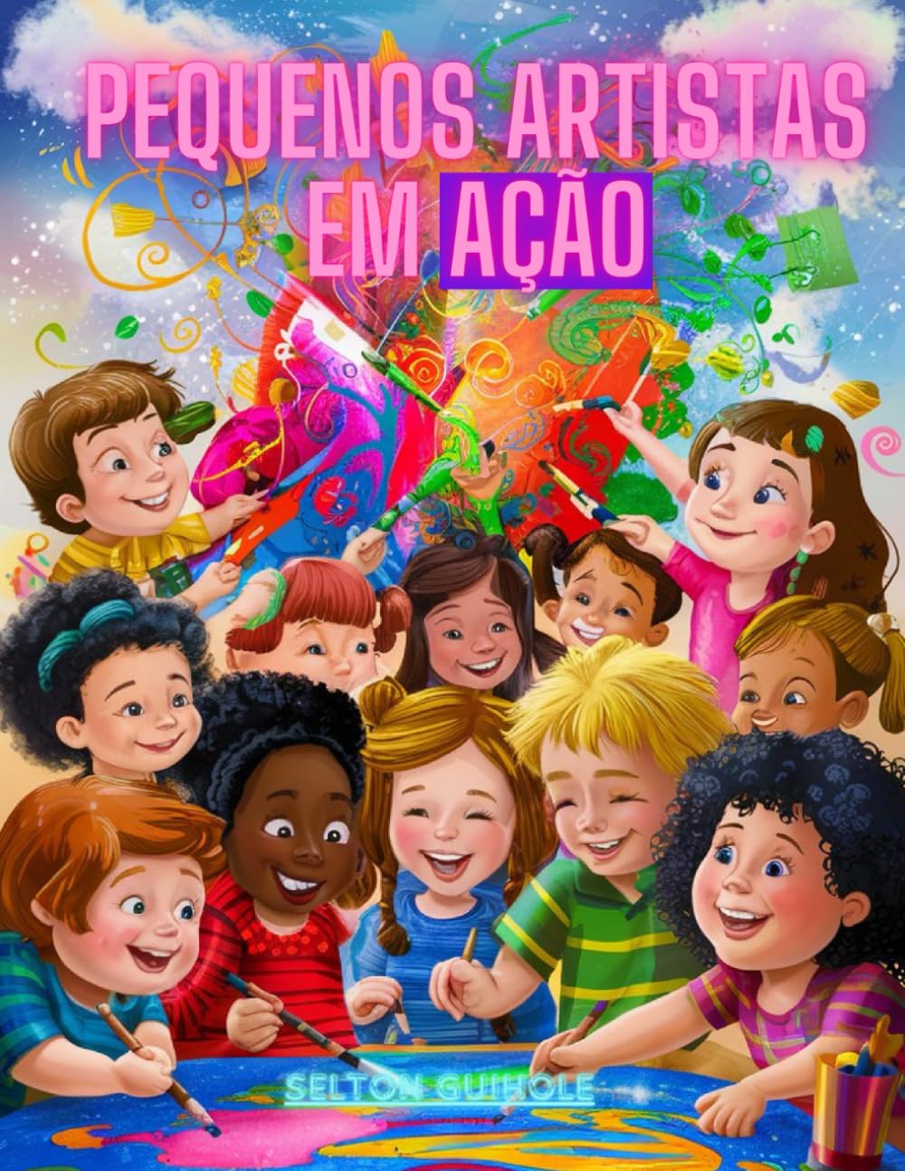 Pequenos Artistas em Ação: Explorando o Mundo das Cores baixar livro de graça