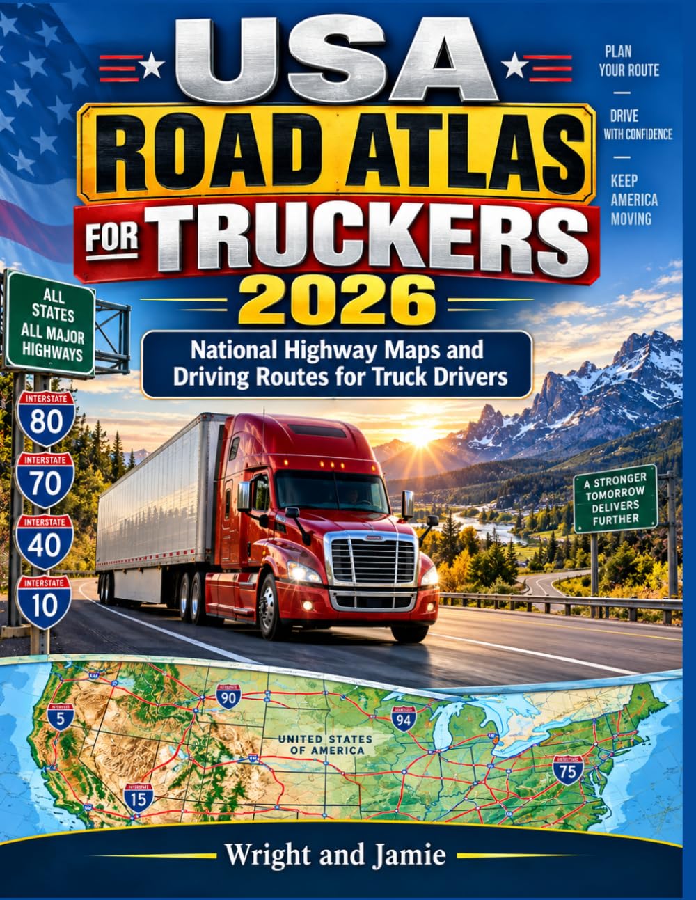 USA Road Atlas for Truckers 2026: National Highway Maps and Driving Routes for Truck Drivers baixar livro de graça