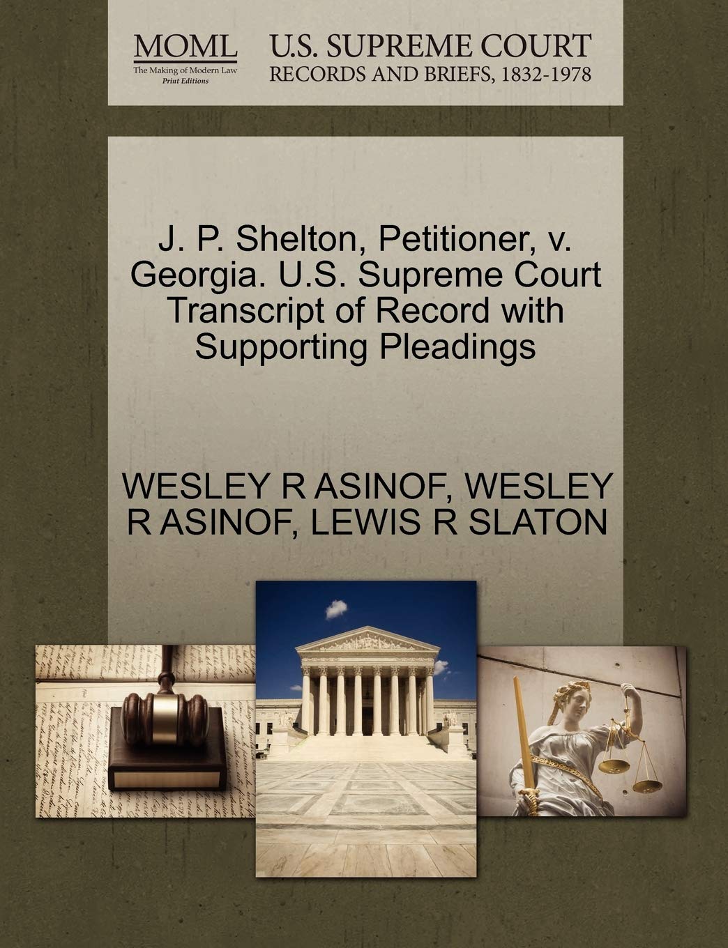 J. P. Shelton, Petitioner, v. Georgia. U.S. Supreme Court Transcript of Record with Supporting Pleadings baixar o livro de graça