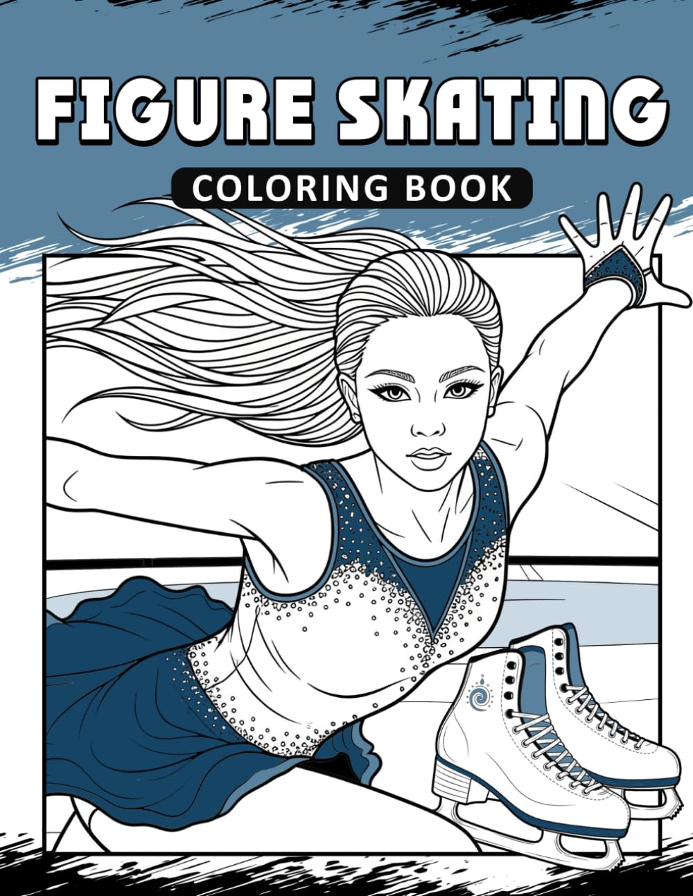 ler totalmente Figure Skating Coloring Book: The Activity Book for Figure Skating Lovers