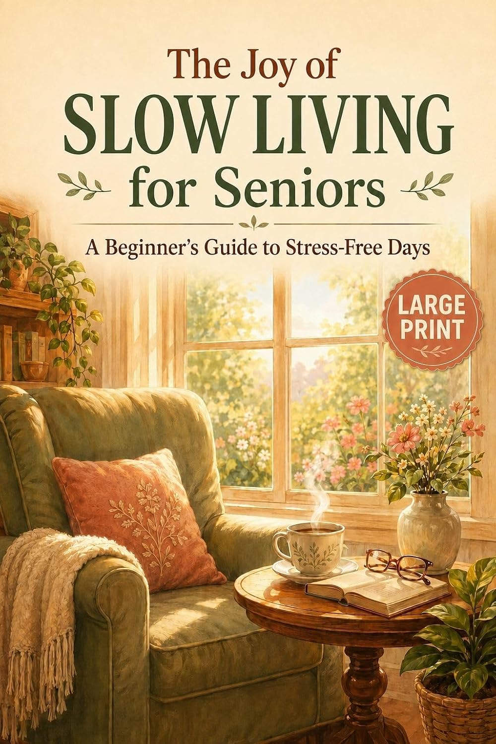 ler totalmente The Joy of Slow Living for Seniors: A Beginner's Guide to Stress-Free Days (Large Print) (The Golden Years Wisdom Book 1) (English Edition)