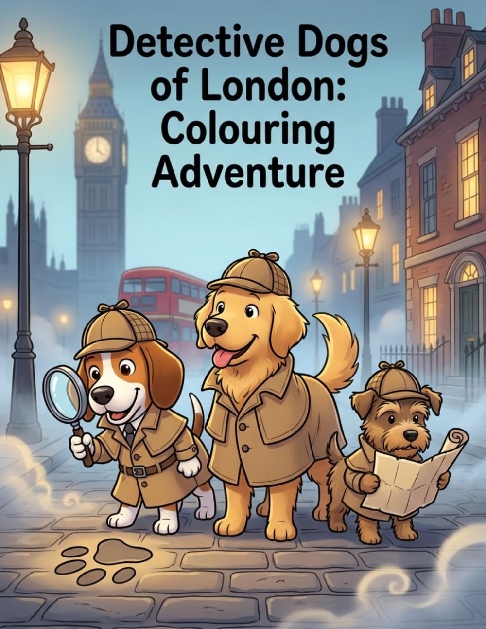 capítulo por capítulo baixar Detective Dogs of London: A Mystery Colouring Adventure for Kids