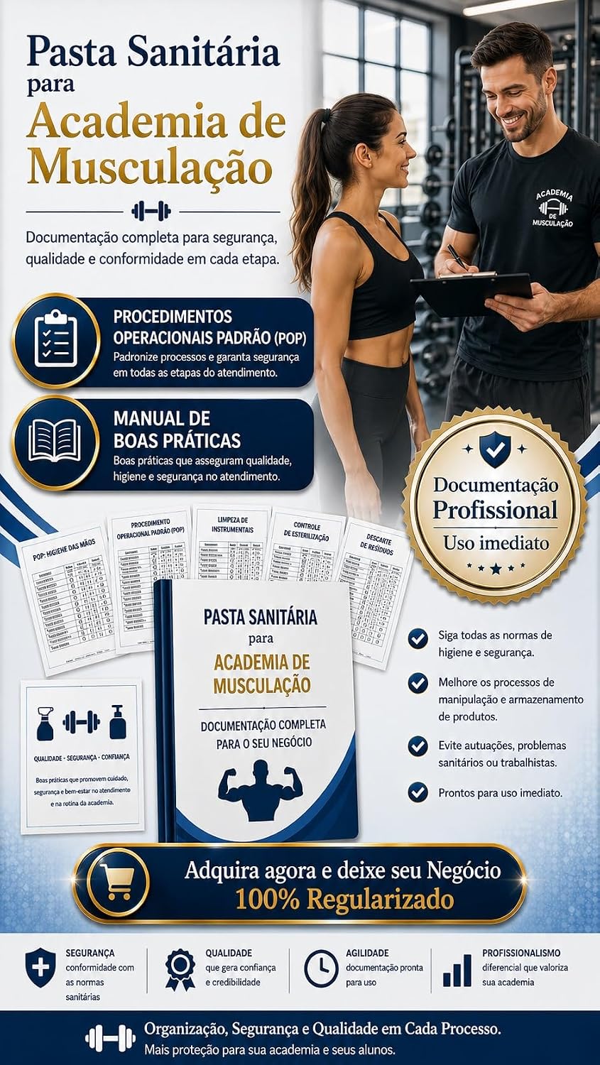 Procedimentos Operacionais Padrão (Pops) para Academia de Musculação e Ginástica baixar o livro de graça