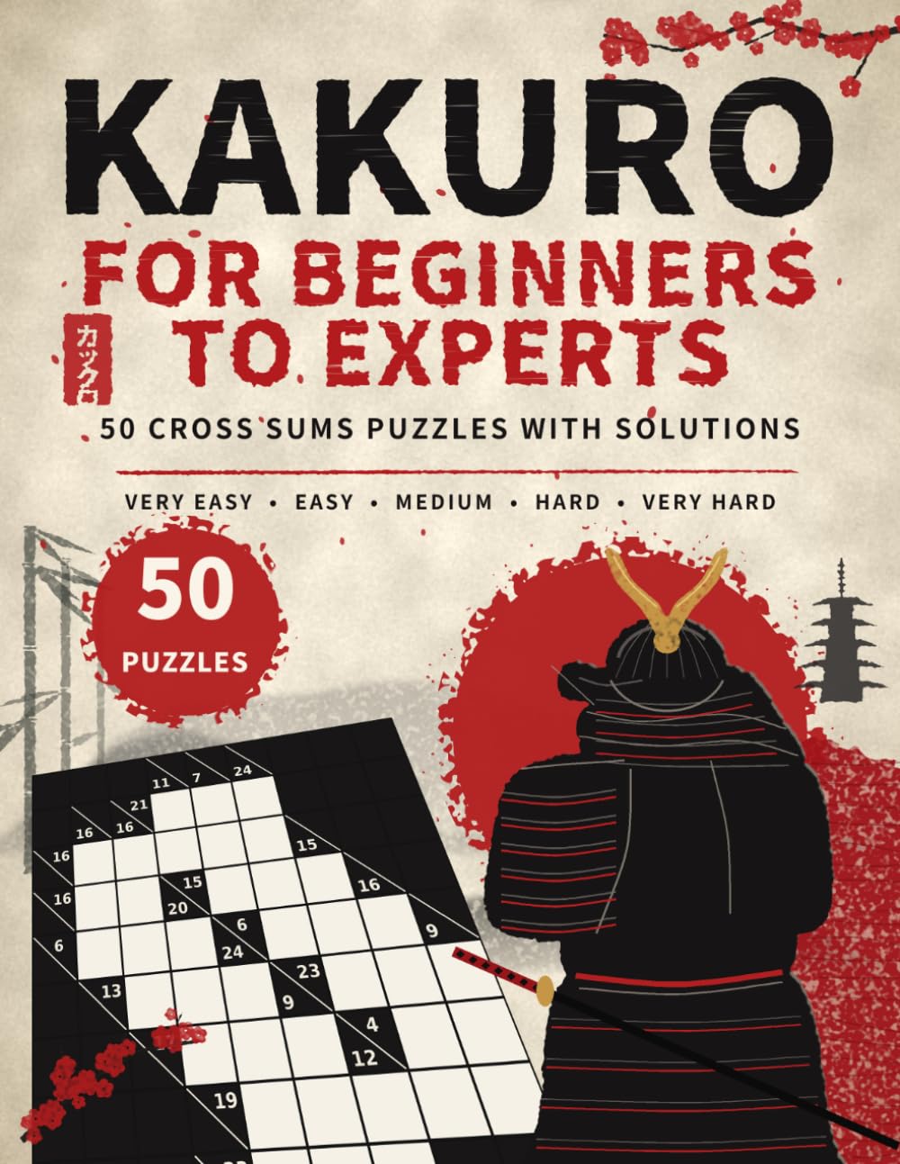 Kakuro for Beginners to Experts: 50 Cross Sums Puzzles with Solutions baixar o livro de graça
