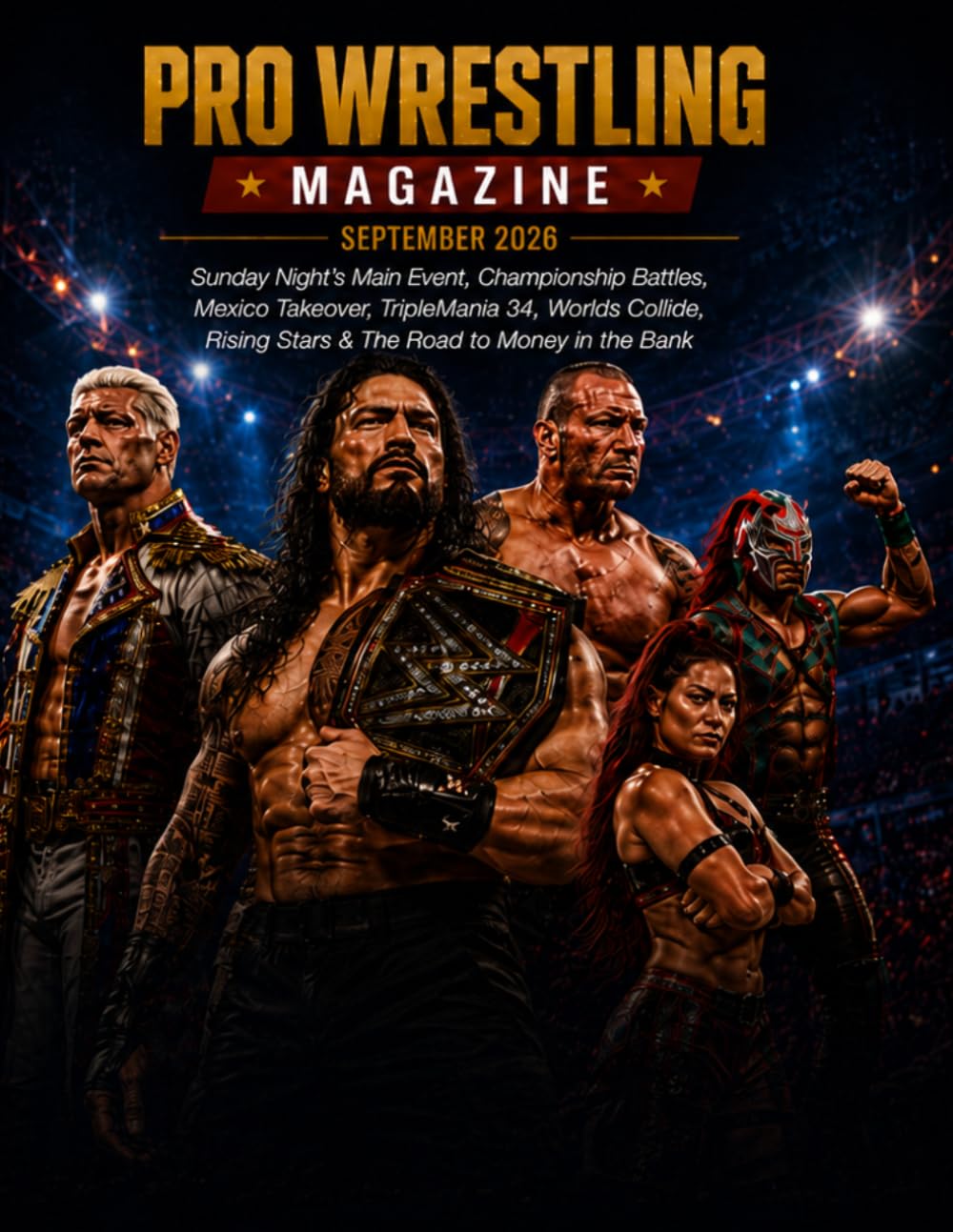 PRO WRESTLING SEPTEMBER 2026 SPECIAL EDITION: Sunday Night's Main Event, Championship Battles, Mexico Takeover, TripleManía 34, Worlds Collide, Rising Stars & The Road to Money in the Bank baixar livro de graça