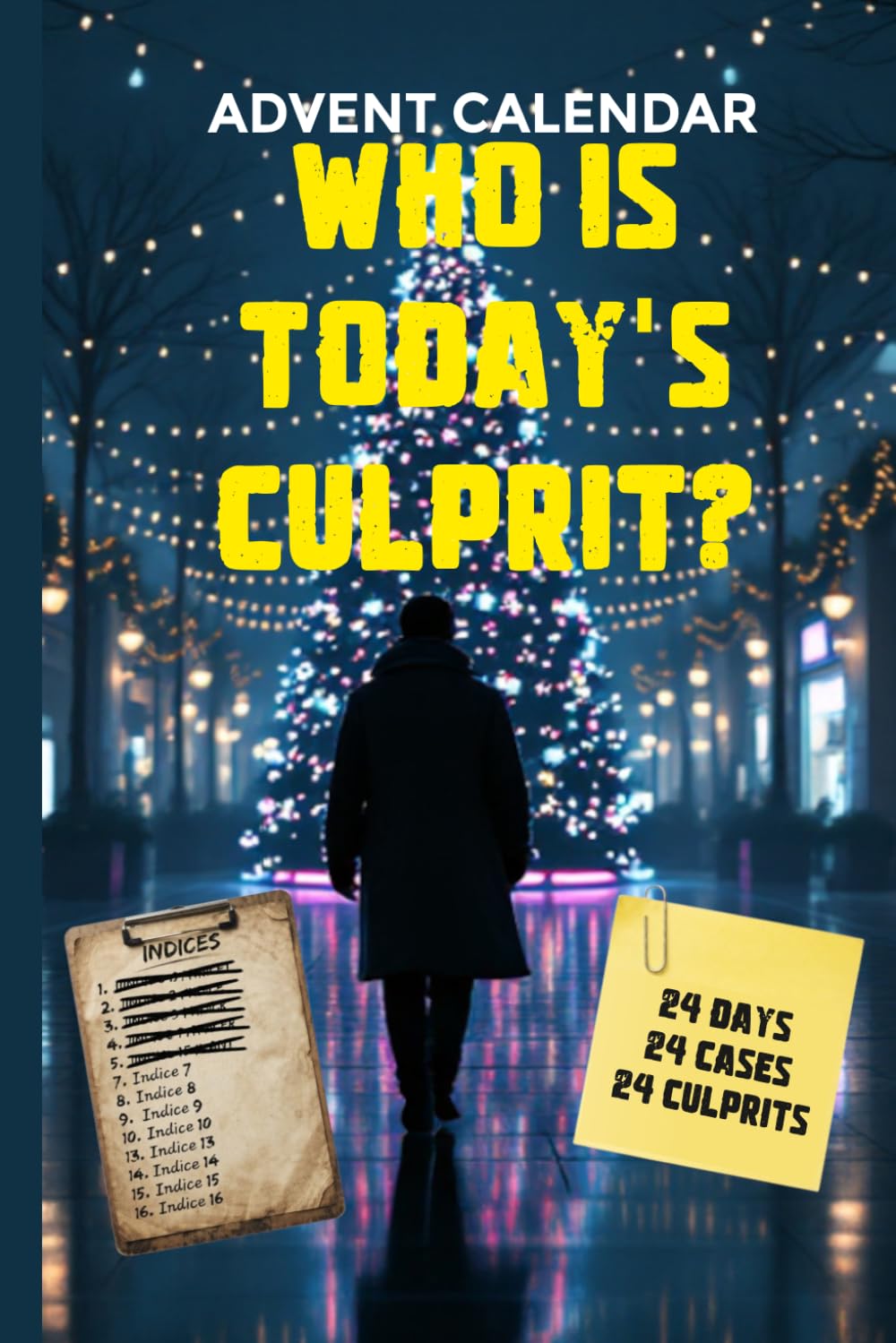 Advent Calendar Who Is Today's Culprit?: 24 Investigations, 24 Culprits. Interactive Mystery Game Book, Logic & Deduction baixar livro de graça