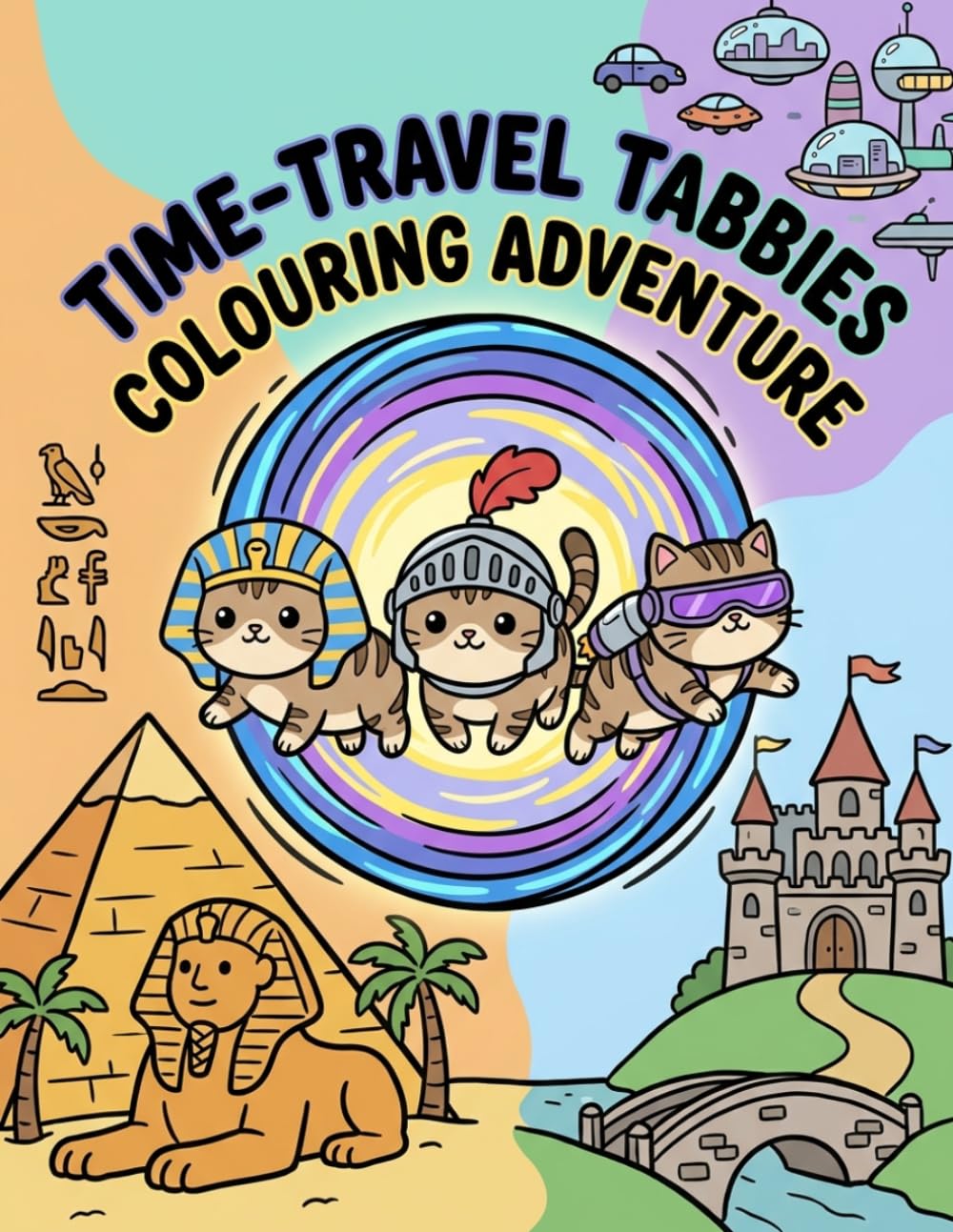 ler totalmente Time-Travel Tabbies Colouring Adventure