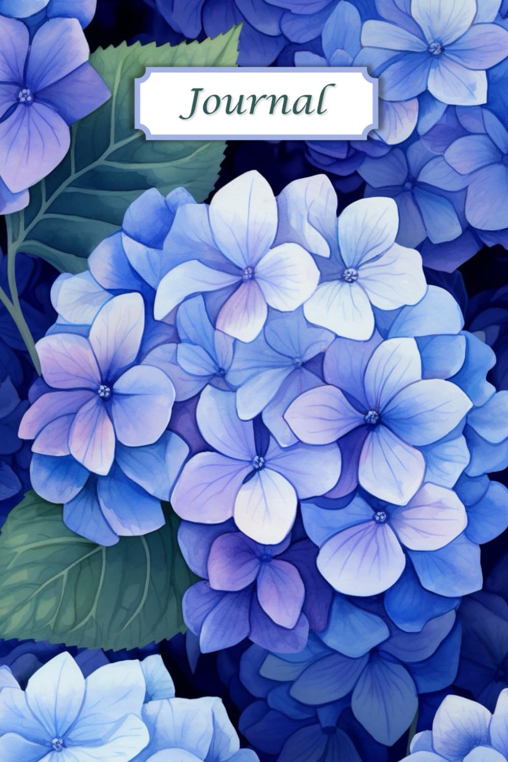 Hydrangea Collection: Purple Flower Blossoms Journal: 100 Blank Lined Pages | 6x9 inches | Personalized First Page | Boutique Gift baixar livro de graça
