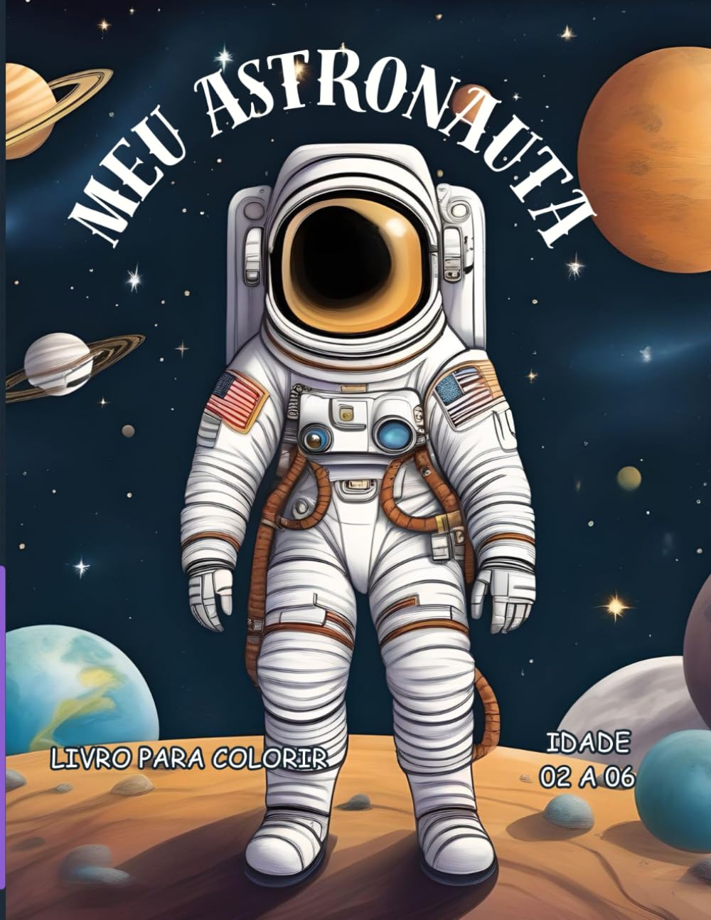 ler totalmente Meu astronauta para colorir: astronauta (Portuguese Edition)