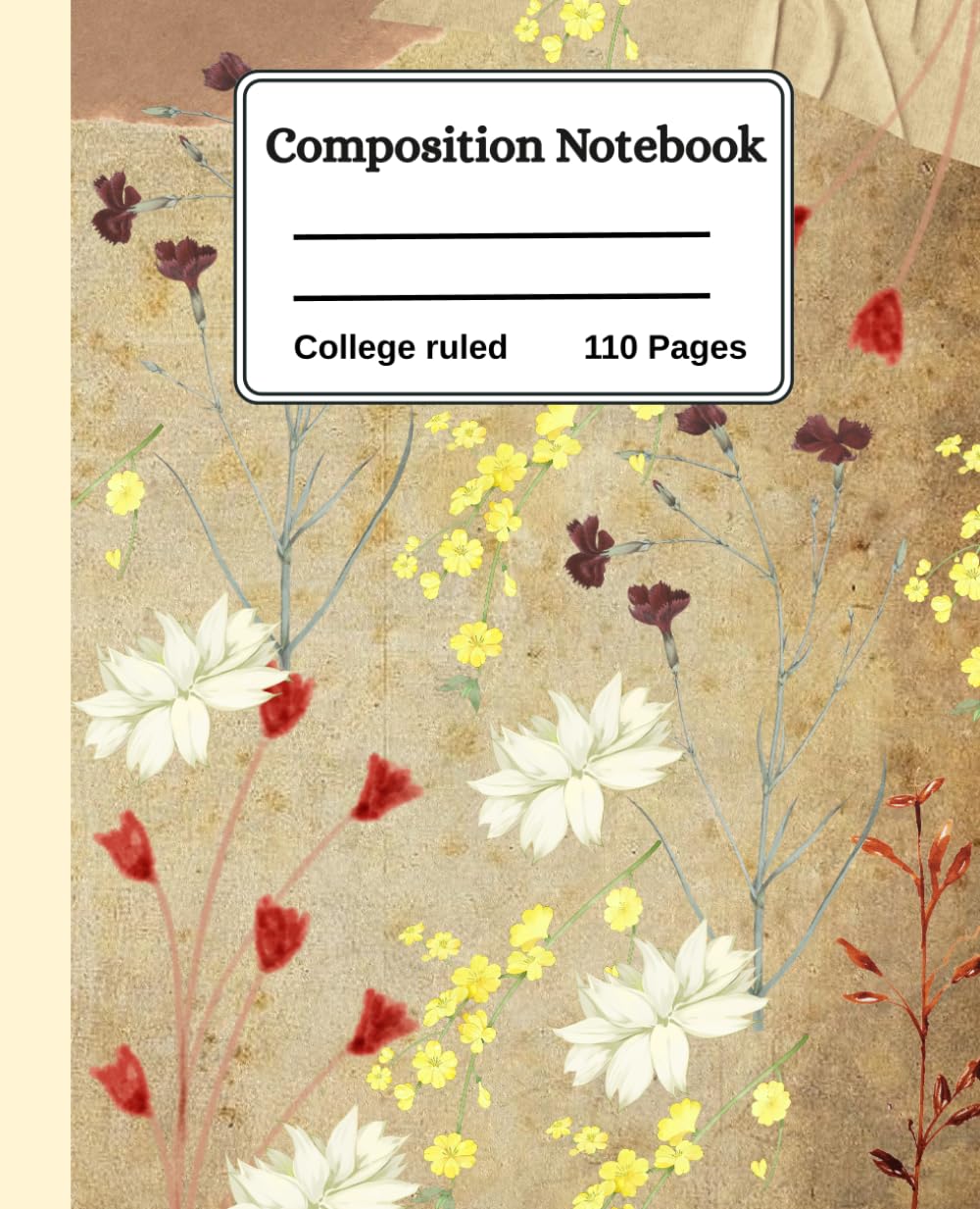 capítulo por capítulo baixar Vintage Botanical Composition Notebook: College Ruled Notebook for Students, Teachers & Journal Writing | 110 Pages, 7.5 x 9.25 Inch