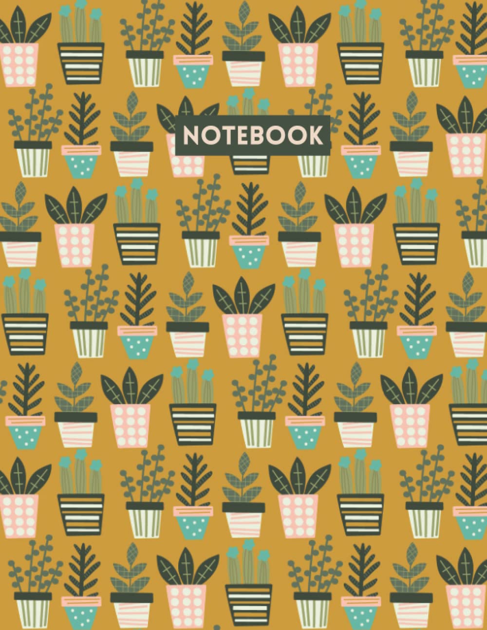 ler totalmente Plants Notebook Lined Large Journal Composition: House plant Gardening Botanical Cactus Succulents 8.5x11