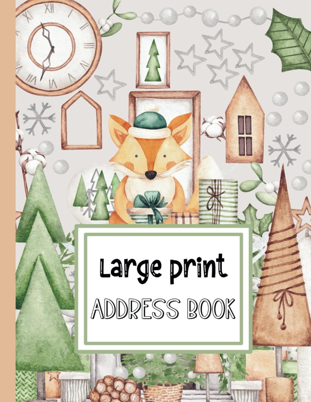 Large Telephone Address Book With Tabs: Organizer for Contacts Holiday Fox Theme Includes Anniversaries & Birthdays Details For Home, Office or Travel Made Especially for Seniors with Dementia baixar o livro de graça