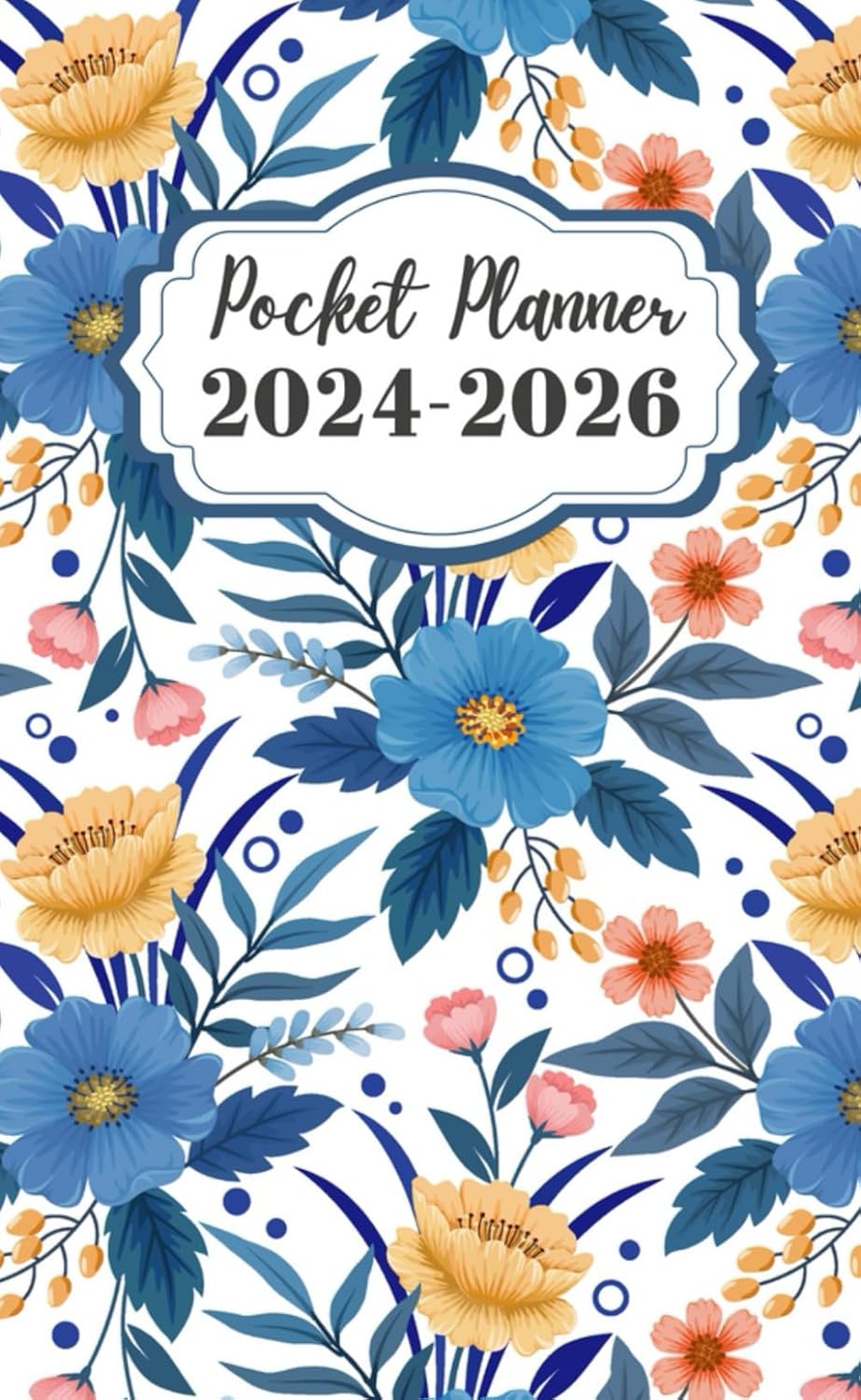 ler totalmente Pocket planner 2024-2026 for purse: 3 Years Monthly Organizer For Purse from January 2024 to December 2026 With Holidays & Important Dates and Favorite Quote Size 4 x 6.5 inche flowers Cover