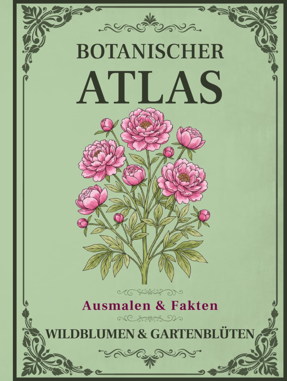 Botanischer Atlas: Wildblumen & Gartenblüten: Band 2 – Ein Vintage-Malbuch mit 50 botanischen Illustrationen, Pflanzenfakten und Notizfeldern (German Edition) baixar livro de graça