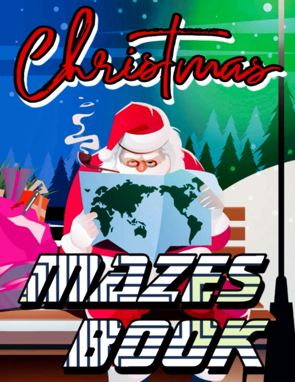 Christmas Mazes Book: Christmas Maze Puzzle Book for Teens, Adults, Senior - Mazes Puzzles Activity Game Books for Adults, Tenns - Difficult Puzzles... Your Brain - Awesome Santa Christmas Gift. baixar livro de graça
