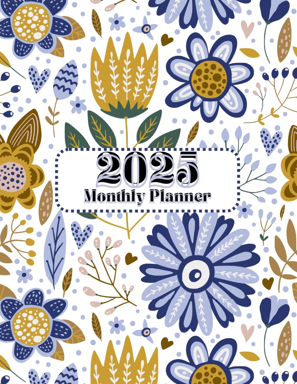 2025 Monthly Planner: One Year Calendar Schedule Organizer: January 2025 to December 2025 | with Holidays and Inspirational Quotes /Floral Cover baixar livro de graça