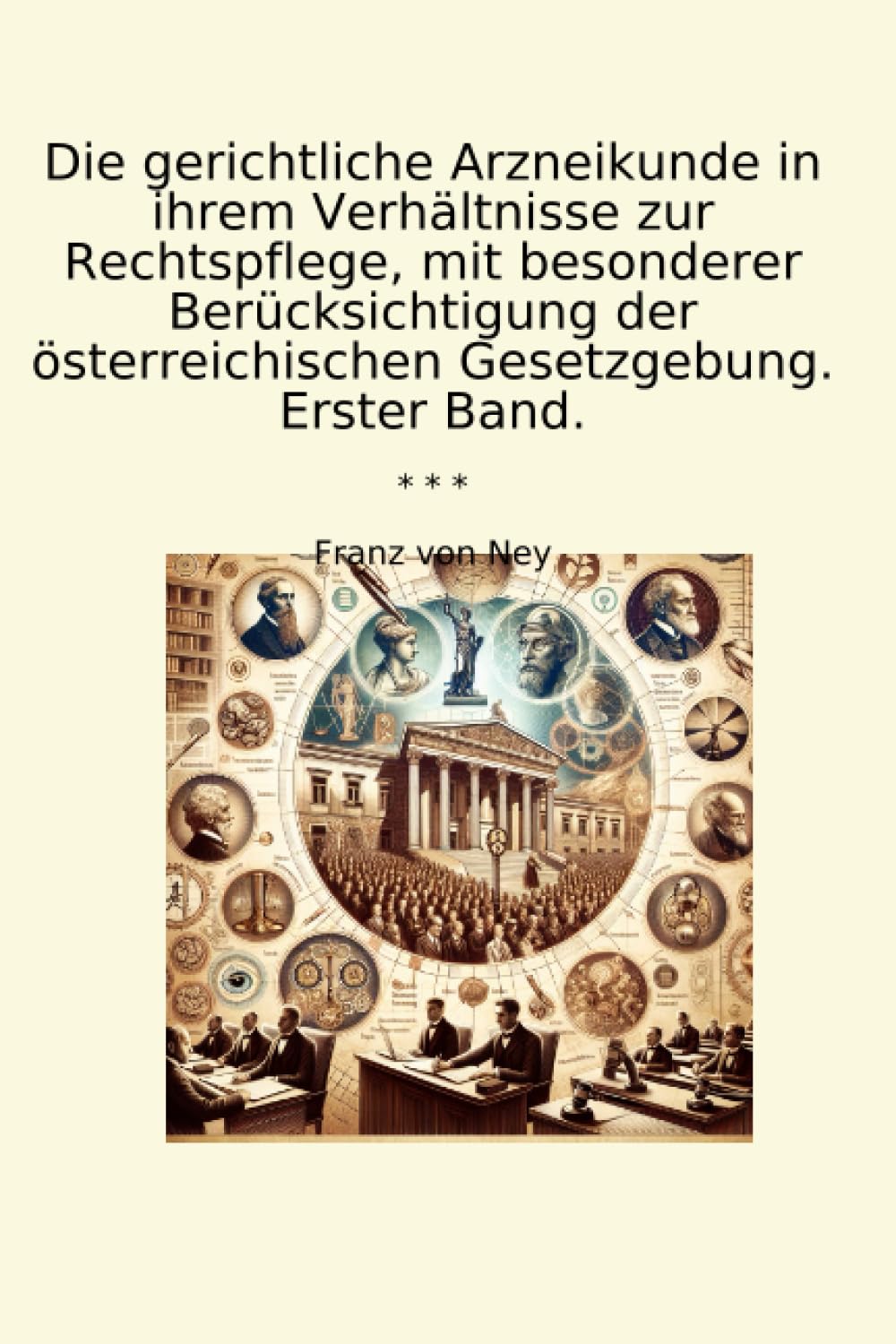Die gerichtliche Arzneikunde in ihrem Verhältnisse zur Rechtspflege, mit besonderer Berücksichtigung der österreichischen Gesetzgebung. Erster Band. (Classic Books) baixar o livro de graça