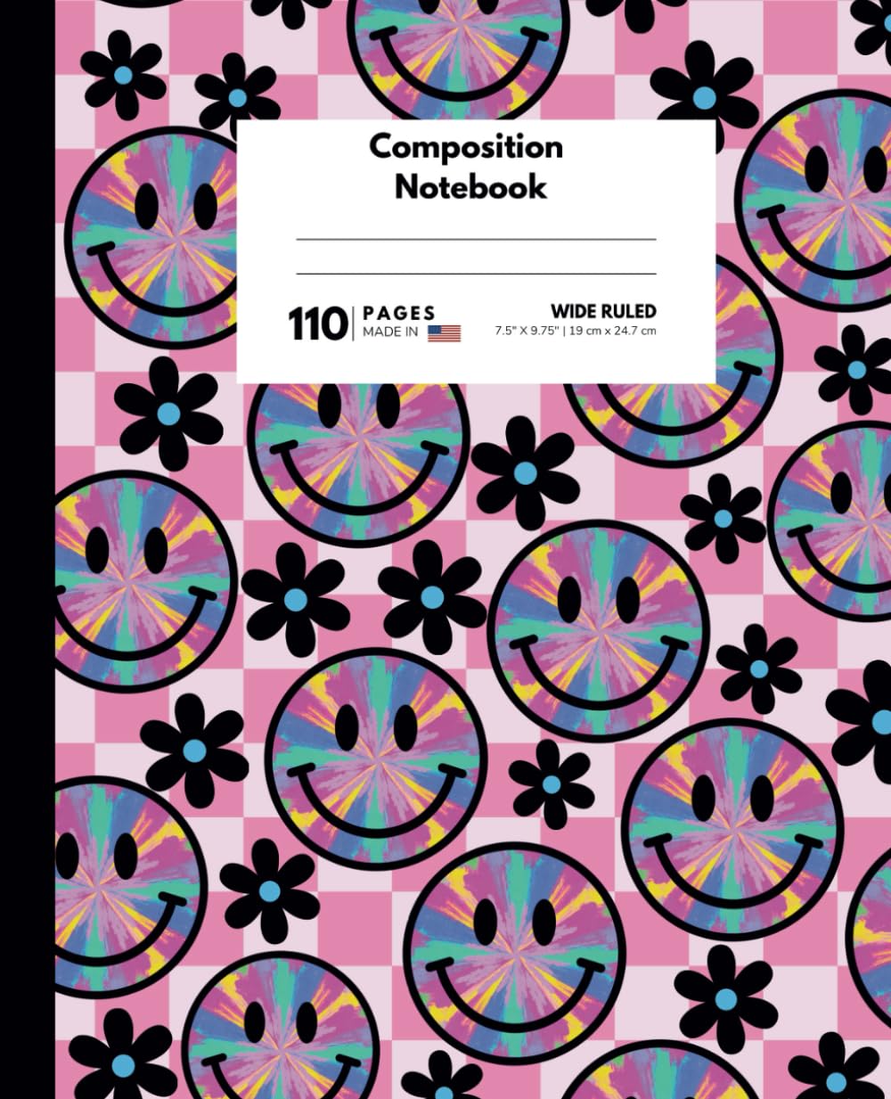 Pink Happy Face Composition Notebook:: Preppy Writing Exercise Book: 110 White Wide Rule Pages, 7.5x9.25, Perfect Gift for Girls, Birthday Gift, Christmas Stocking Stuffers, School, Party Bag items baixar o livro de graça
