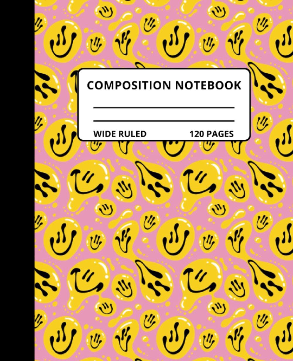 Lava Lamp Smiles Composition Notebook: Bubbly Smiles on Pink, Wide Ruled, 120 Pages, Student, Teacher baixar livro de graça