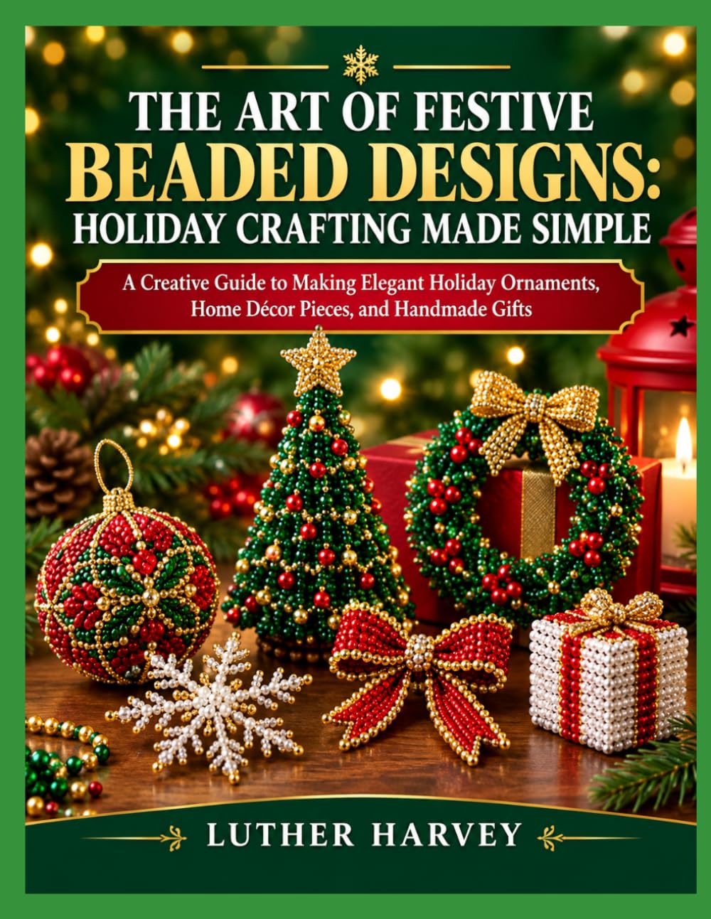 The Art of Festive Beaded Designs: HOLIDAY CRAFTING MADE SIMPLE: A Creative Guide to Making Elegant Holiday Ornaments, Home Décor Pieces, and Handmade Gifts baixar o livro de graça