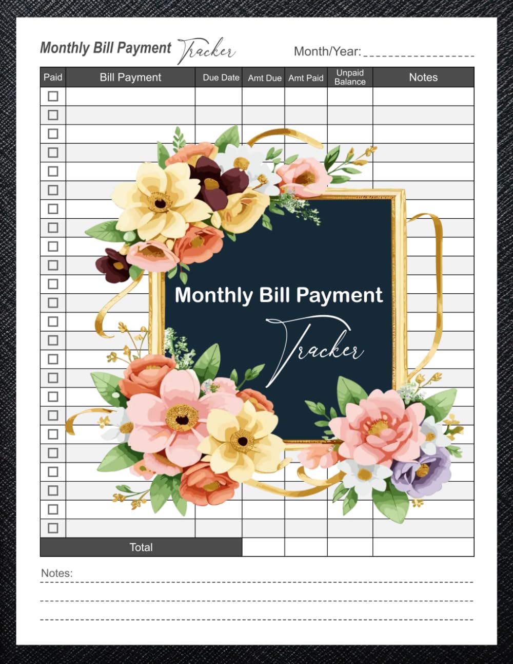 ler totalmente Monthly Bill Payment Tracker: Simple Payment Organizer Monthly Records and Checklist. Expense and Bill Tracker For Personal or Small Business Finances. 120 months.