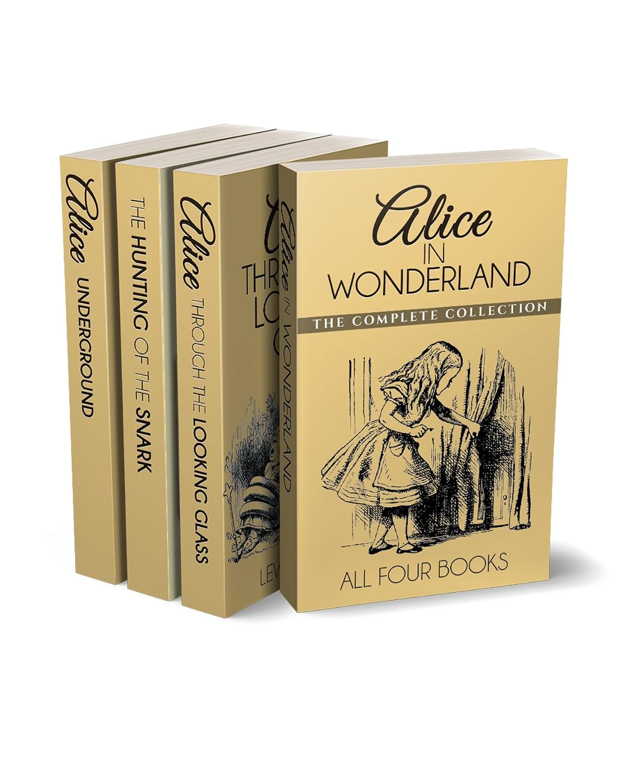 Alice in Wonderland Collection – All Four Books (Illustrated): Alice in Wonderland, Alice Through the Looking Glass, Alice's Adventures Underground and the Hunting of the Snark (English Edition) baixar livro de graça