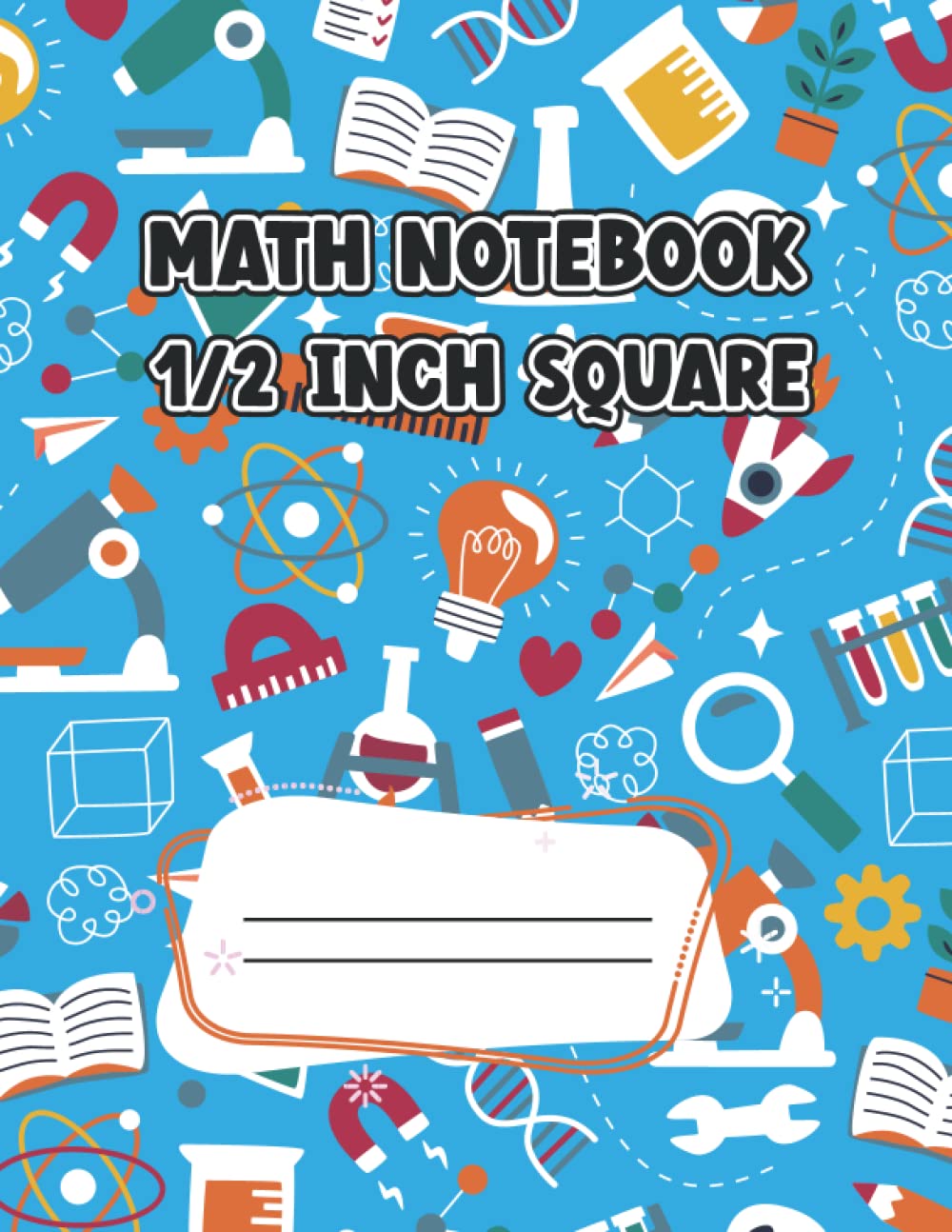 capítulo por capítulo baixar Math Notebook 1/2 Inch Squares: Graph Paper Notebook for kids with 1/2 inch squares grids