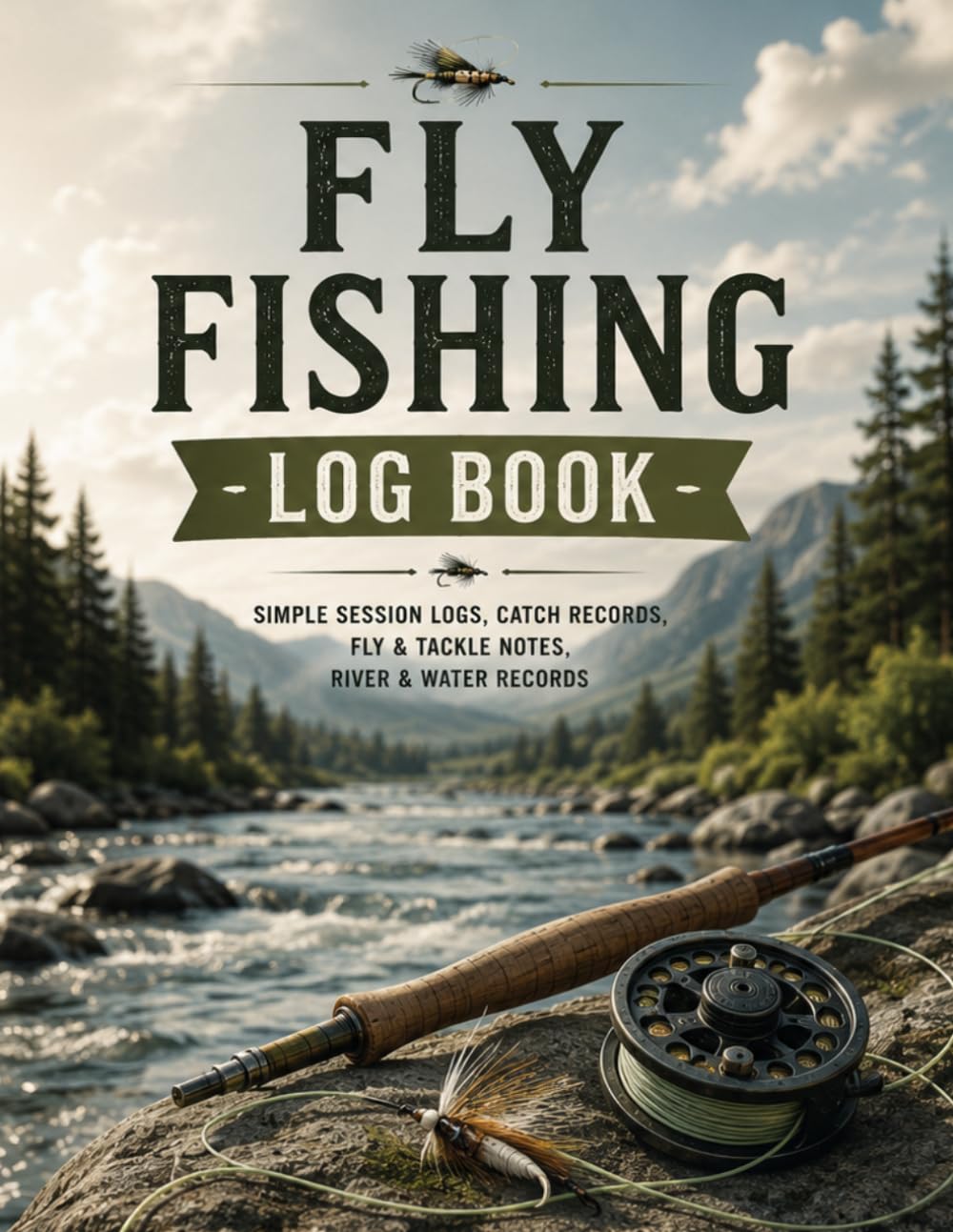 Fly Fishing Log Book: A Simple Journal for Sessions, Catches, Flies, Tackle & River Adventures baixar livro de graça