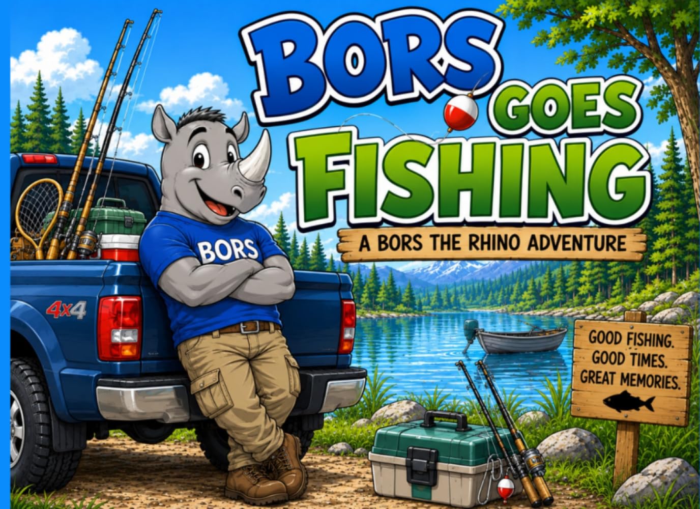 Bors Goes Fishing (Bors The Rhino) baixar o livro de graça