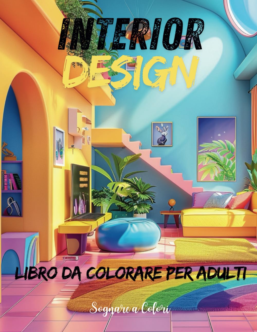 ler totalmente Interior Design - Libro da Colorare per Adulti: Arreda con Colore: 100 Immagini di Interior Design da Colorare (Italian Edition)
