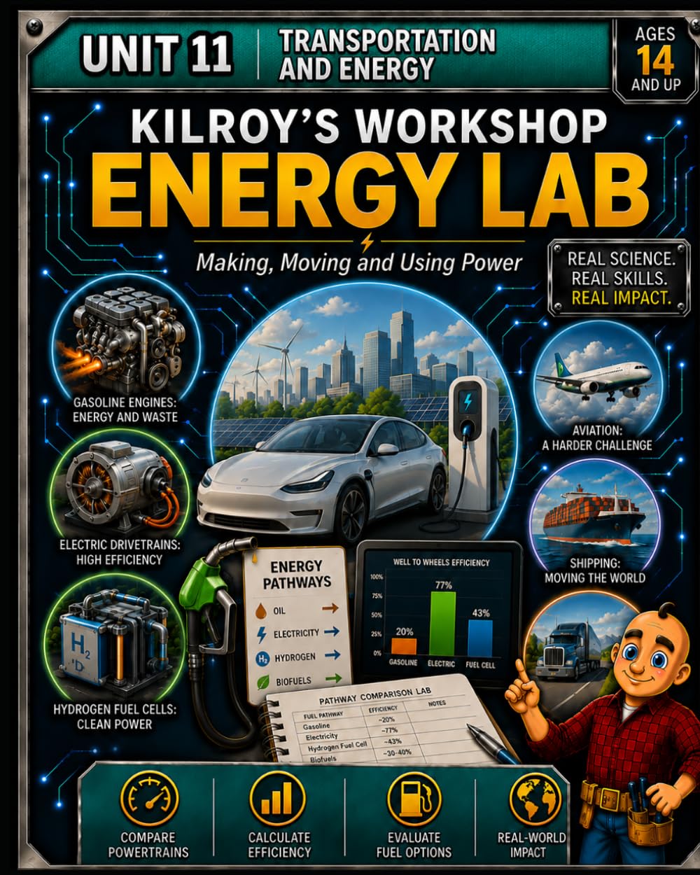 capítulo por capítulo baixar Shop in a Box: Energy Lab: Unit 11: Transportation and Energy: Ages 14+