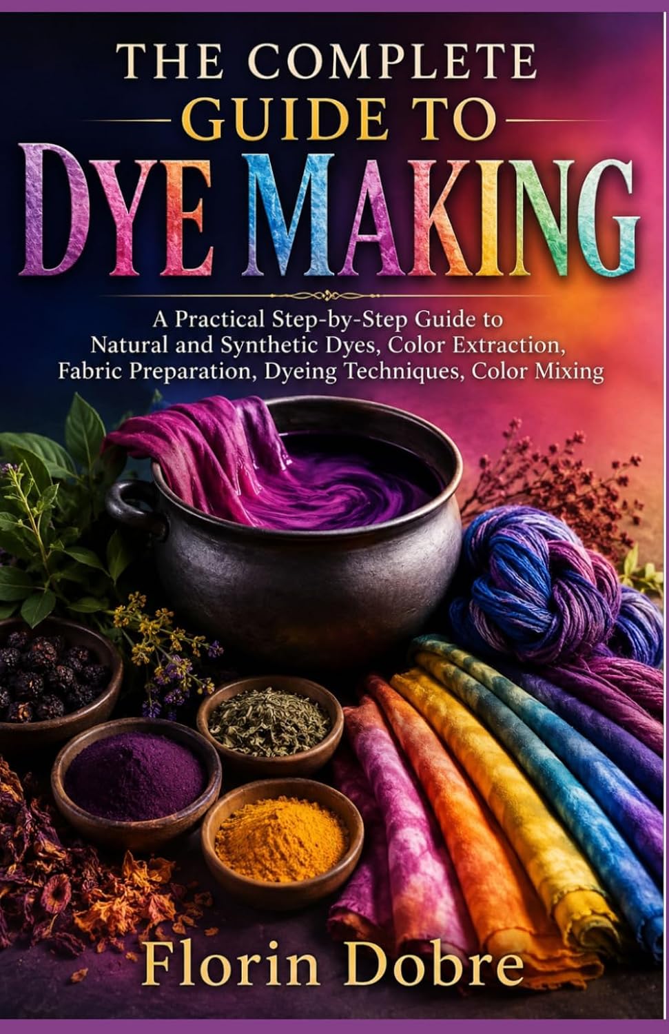 THE COMPLETE GUIDE TO DYE MAKING: A Practical Step-by-Step Guide to Natural and Synthetic Dyes, Color Extraction, Fabric Preparation, Dyeing Techniques, Color Mixing baixar o livro de graça