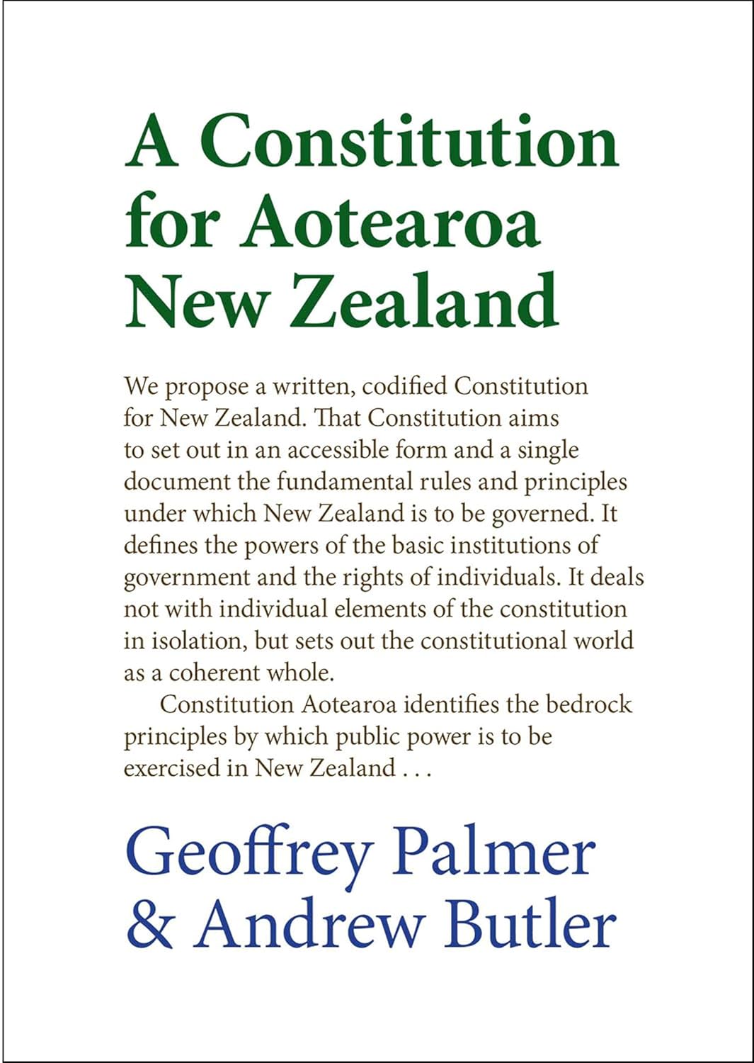 A Constitution for Aotearoa New Zealand (English Edition) baixar o livro de graça